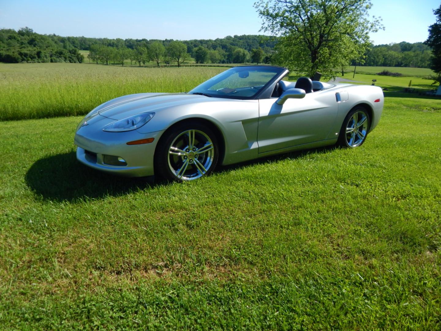 2008 Silver /Black Leather Chevrolet Corvette (1G1YY36W685) with an 6.2L V8 engine, Automatic transmission, located at 6528 Lower York Road, New Hope, PA, 18938, (215) 862-9555, 40.358707, -74.977882 - Here we have a beautiful 2008 Chevrolet Corvette convertible with a 6.2L LS3 V8 putting power to the rear wheels via an automatic transmission. Options include: black leather, keyless entry, carbon fiber trim, power windows/locks/mirrors, power seats, heated seats, AM/FM/CD/AUX radio, Bose sound sys - Photo#29